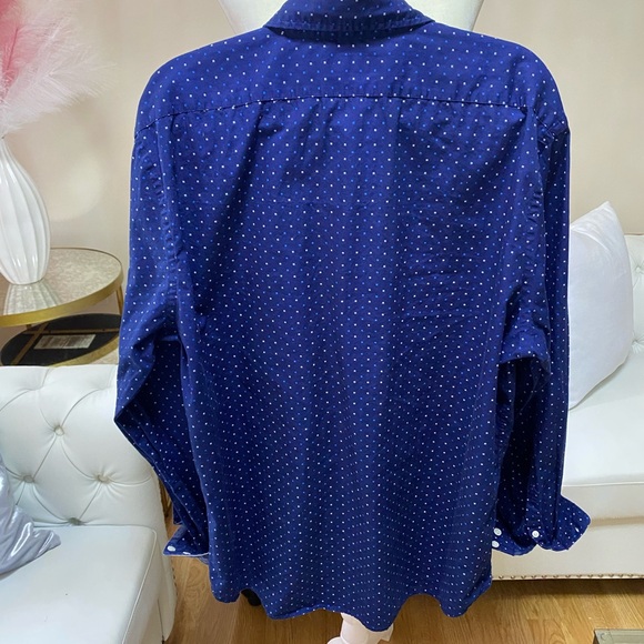 EXPRESS MEN’S NAVY BLUE SHIRT 👔 SIZE: XXL - Picture 7 of 7